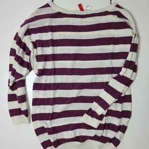 Oversized stripe shirt